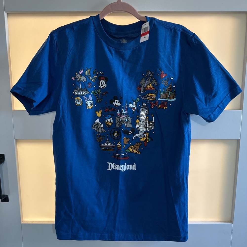 Disneyland Blue Graphic Kids T-Shirt